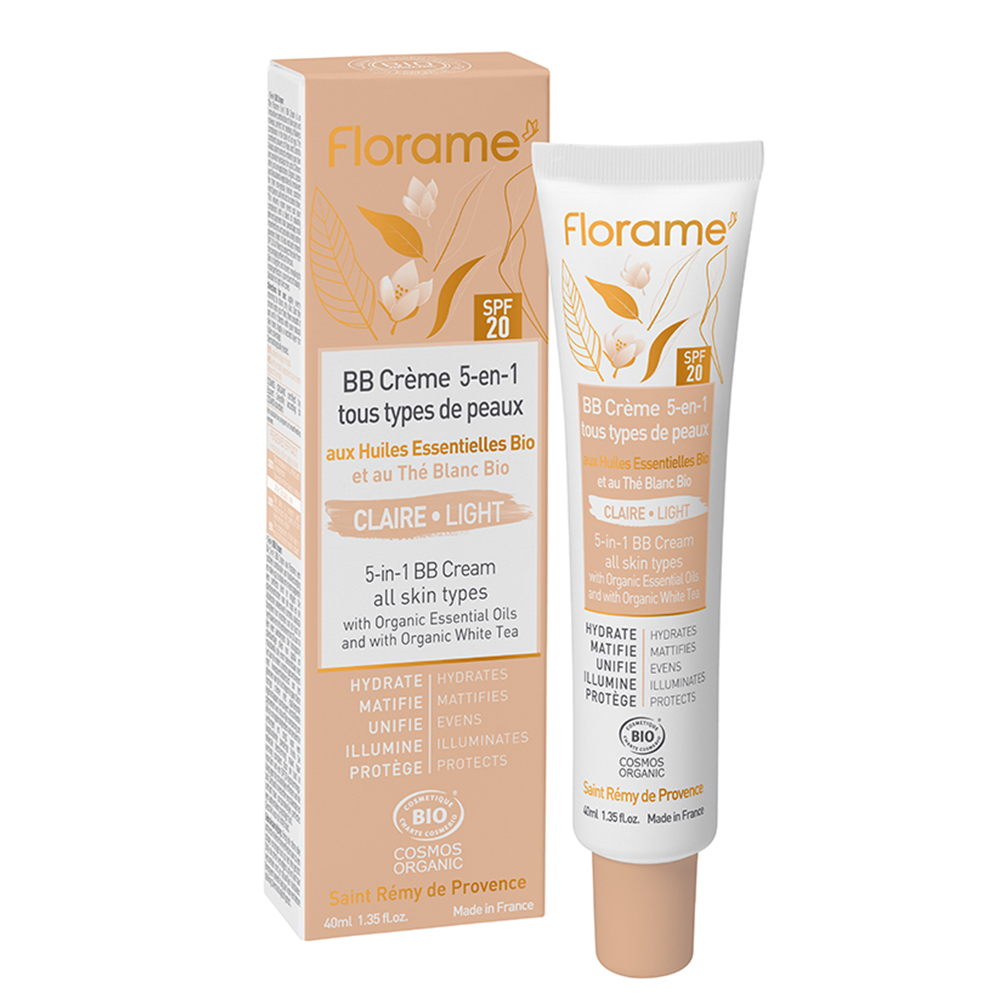 Florame BB crème 5-en-1 SPF20 Bio Tous types de peaux 40ml