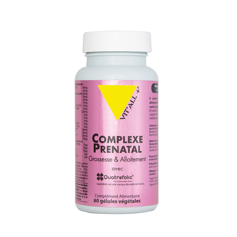 Vit'All+ Complexe Prenatal Grossesse et allaitement 60 Gélules
