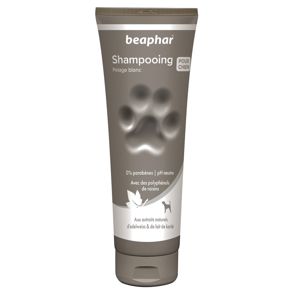 Beaphar Shampooing Pour Chien Pelage Blanc 250ml