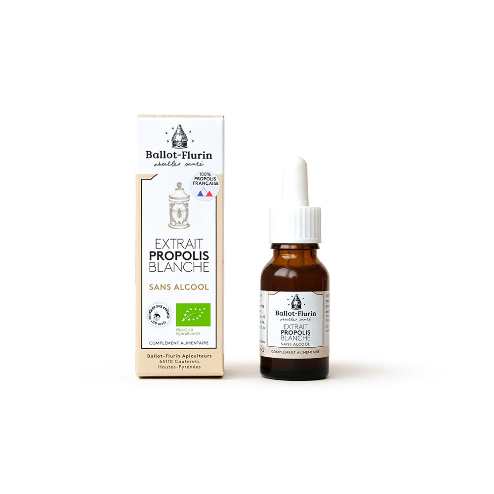 Ballot-Flurin Extrait De Propolis Blanche Sans Alcool Bio 15ml
