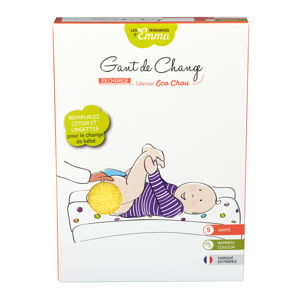 Les Tendances D'Emma Eco Chou Gants De Change Lavables Bébé x5