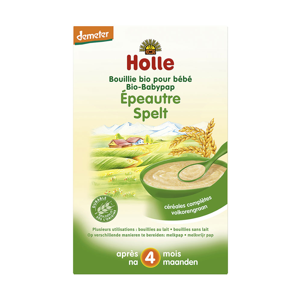 Holle Pural Bouillie Bio Epeautre Pour bébés Après 4 mois 250 g