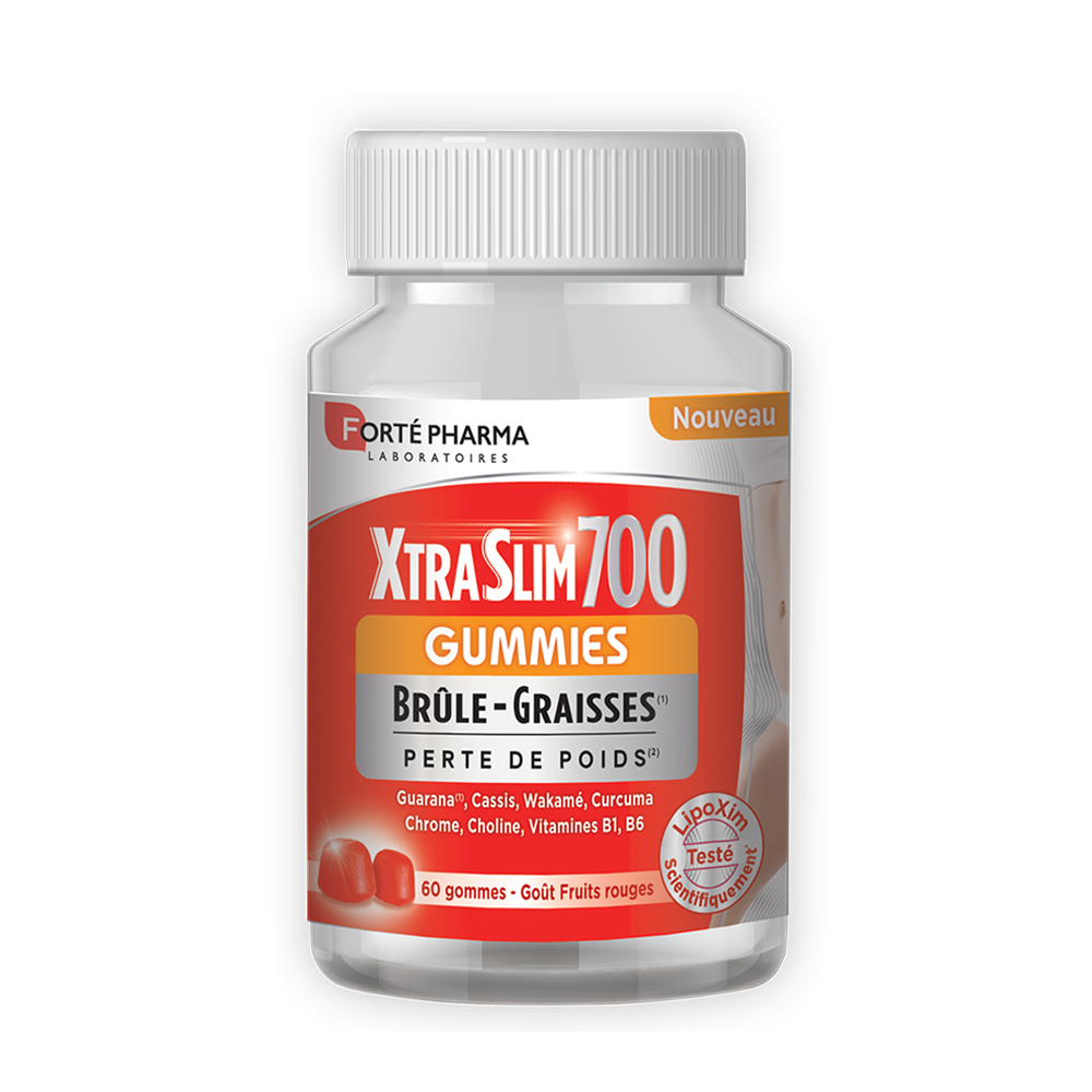 Forté Pharma XtraSlim Gummies Brûle-graisses 700 60 gommes à mâcher