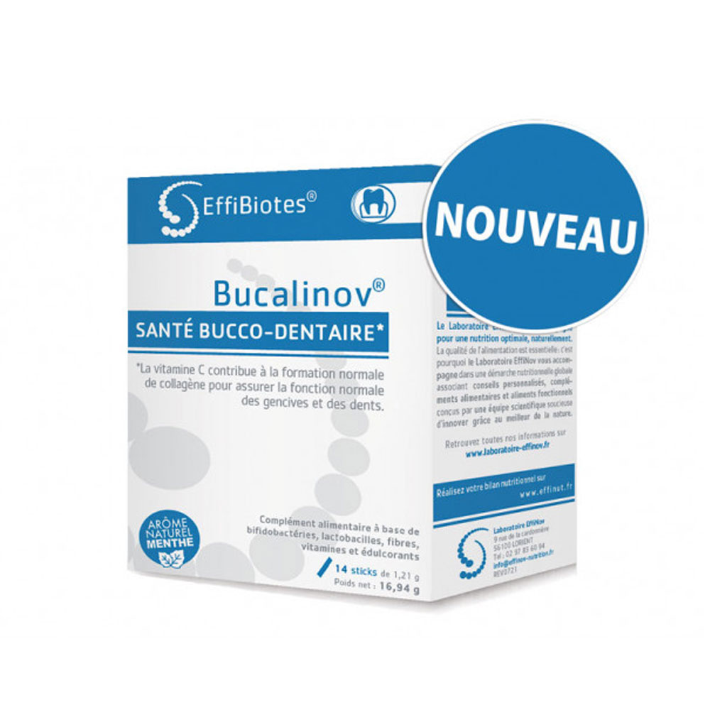 Effinov Nutrition Bucalinov Santé bucco-dentaire 14 sticks