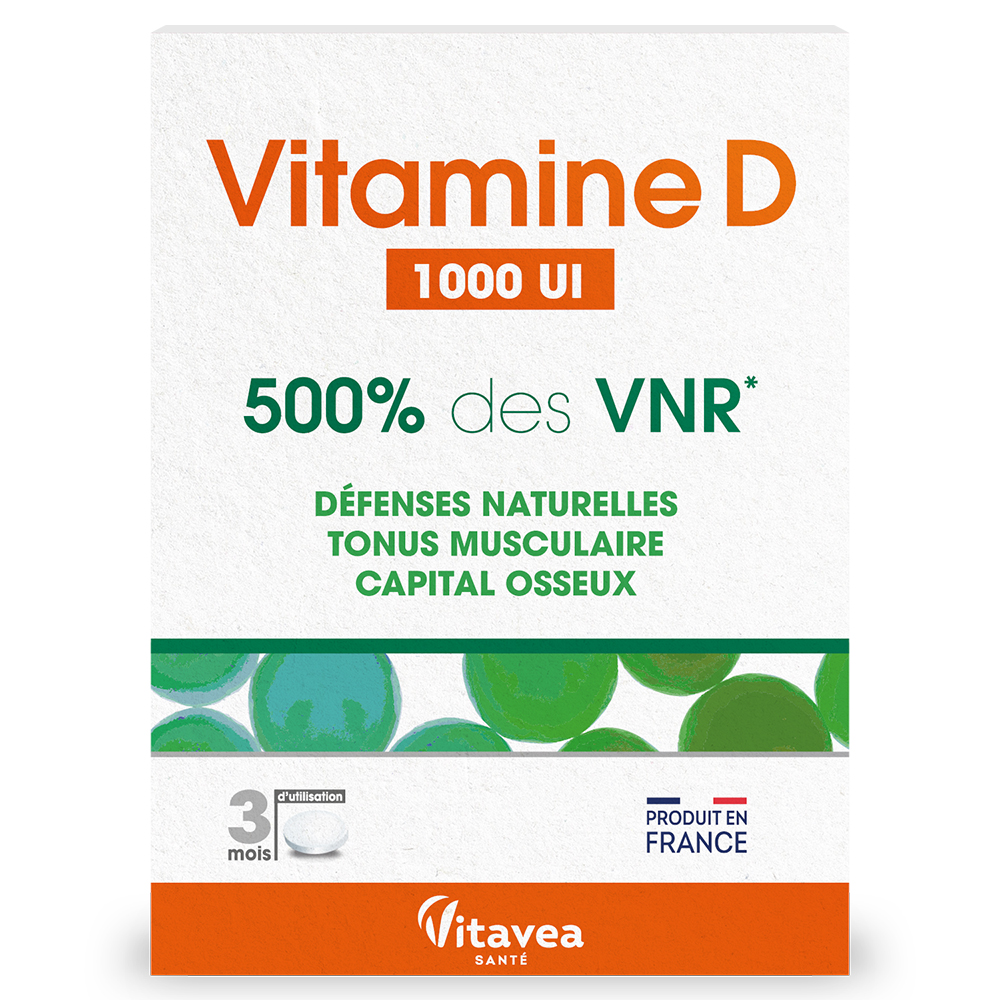 Vitavea Santé Vitamine D 1000 UI 90 comprimés