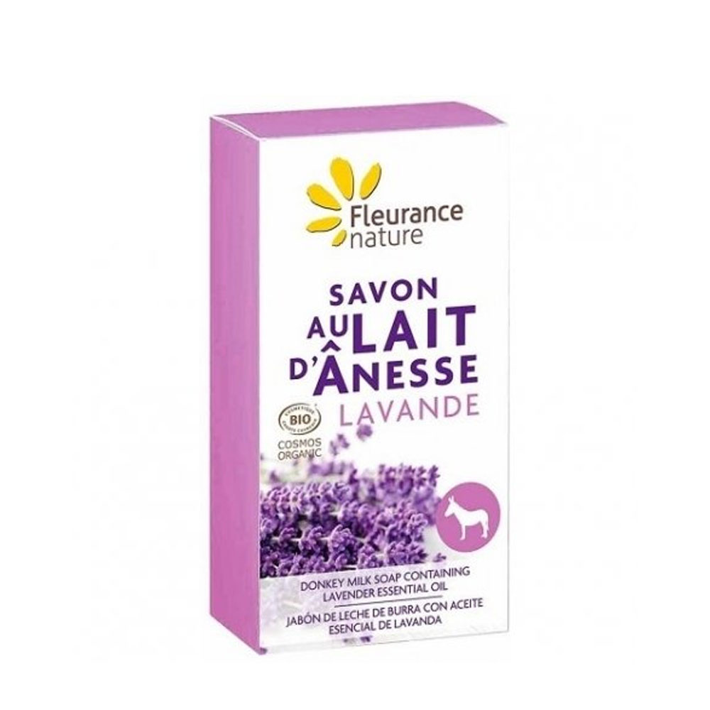 Fleurance Nature Savon Lait d'Anesse Lavande 100g