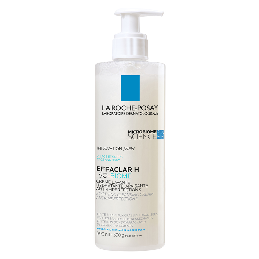 La Roche-Posay Effaclar Crème lavante hydratante apaisante anti-imperfections 390ml
