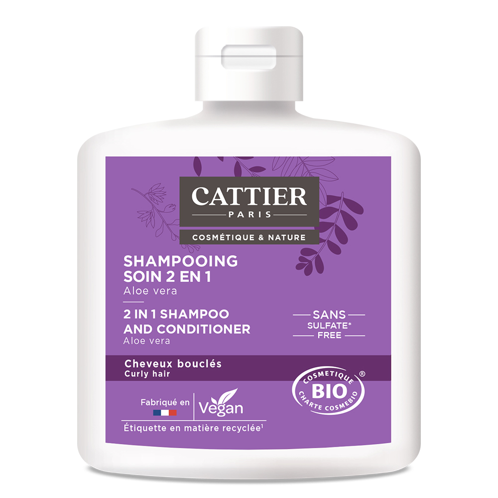 Cattier Shampooing Soin Boucles 2 en 1 250ml