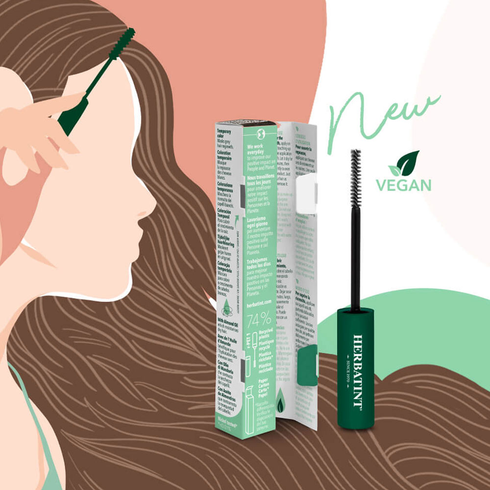 Herbatint Coloration Mascara Temporary Hair touch-up 10ml