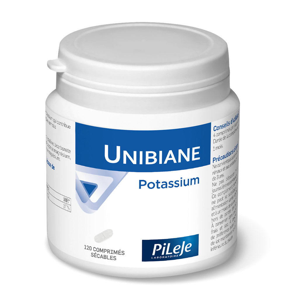 Pileje Unibiane Potassium 120 comprimés