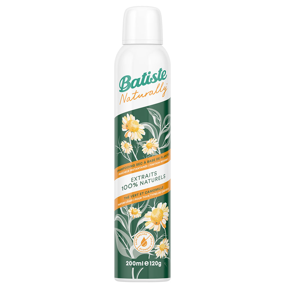 Batiste Shampooing sec naturally 200ml