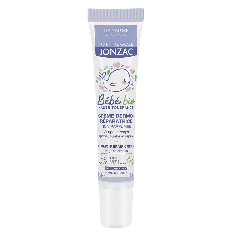 Eau thermale Jonzac Bébé Creme Dermo-reparatrice Bio Bebe Visage Et Corps 40ml