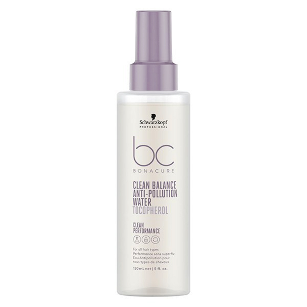 Schwarzkopf Professional Clean Balance Eau anti-pollution BC Bonacure Tous types de cheveux 150 ml