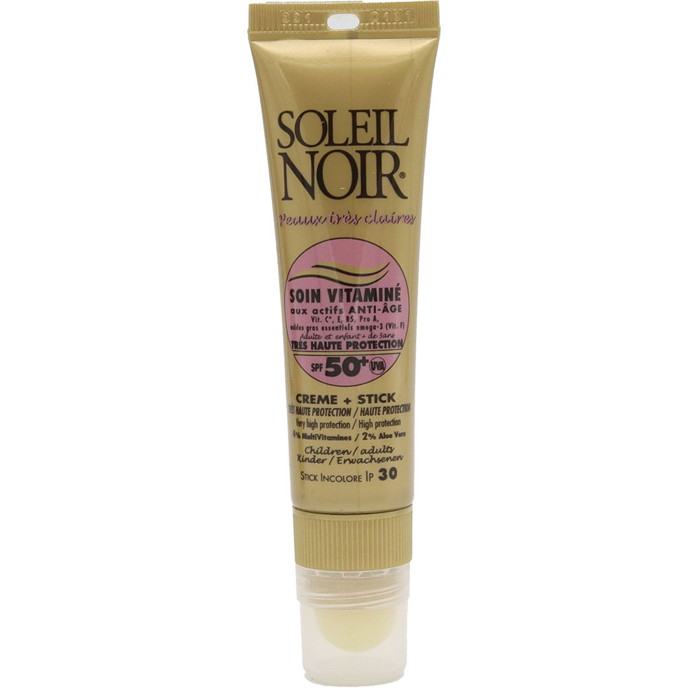 Soleil Noir N°31 Soin Vitaminé Spécial Enfant Spf50+ 20ml