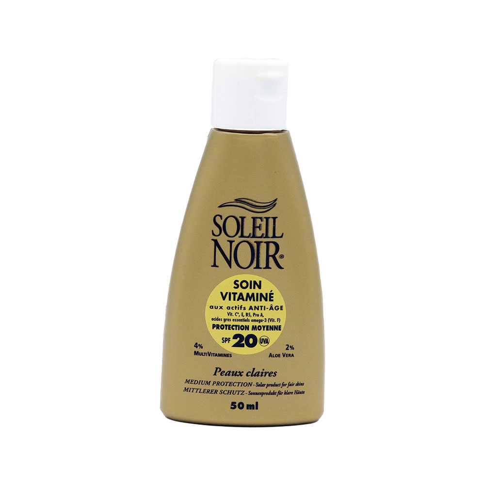 Soleil Noir N°16 Soin Vitamine Spf20 protection moyenne 50ml