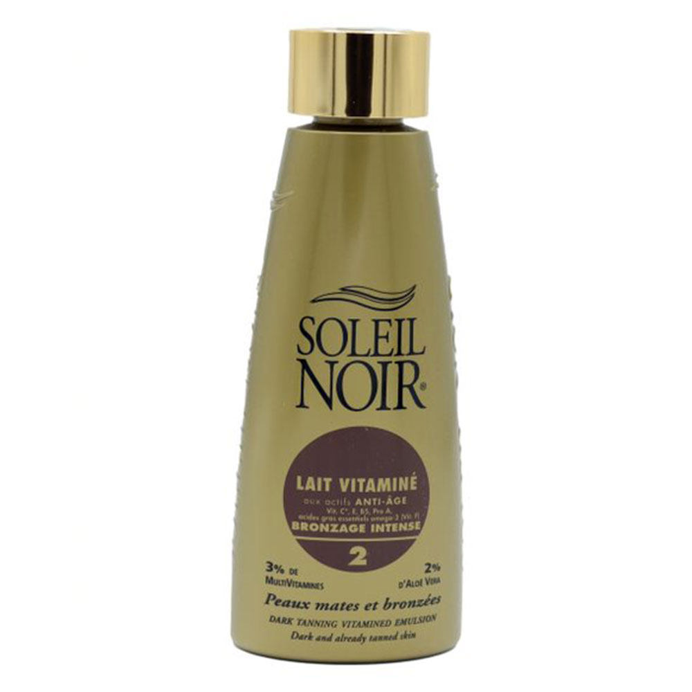 Soleil Noir N°50 Lait Vitamine Bronzage Intense Spf2 150ml