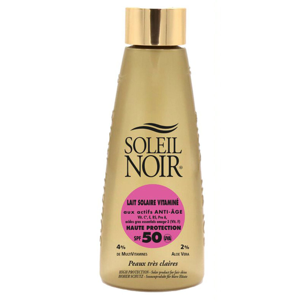 Soleil Noir N°73 Lait Vitamine Haute Protection Spf50 150ml