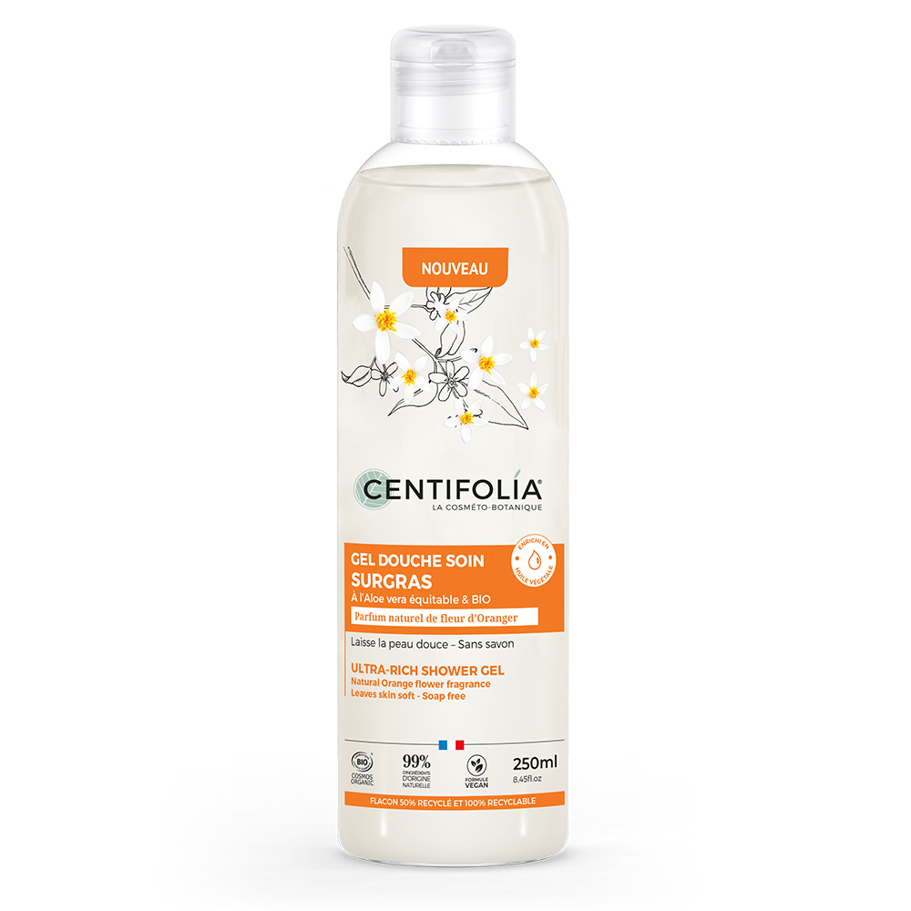 Centifolia gel douche surgras parfum fleur d'oranger 250ml