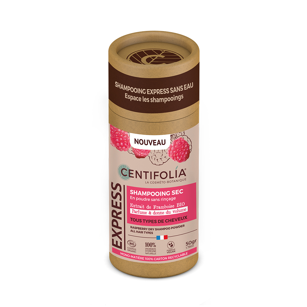 Centifolia Shampooing sec en poudre framboise 50g