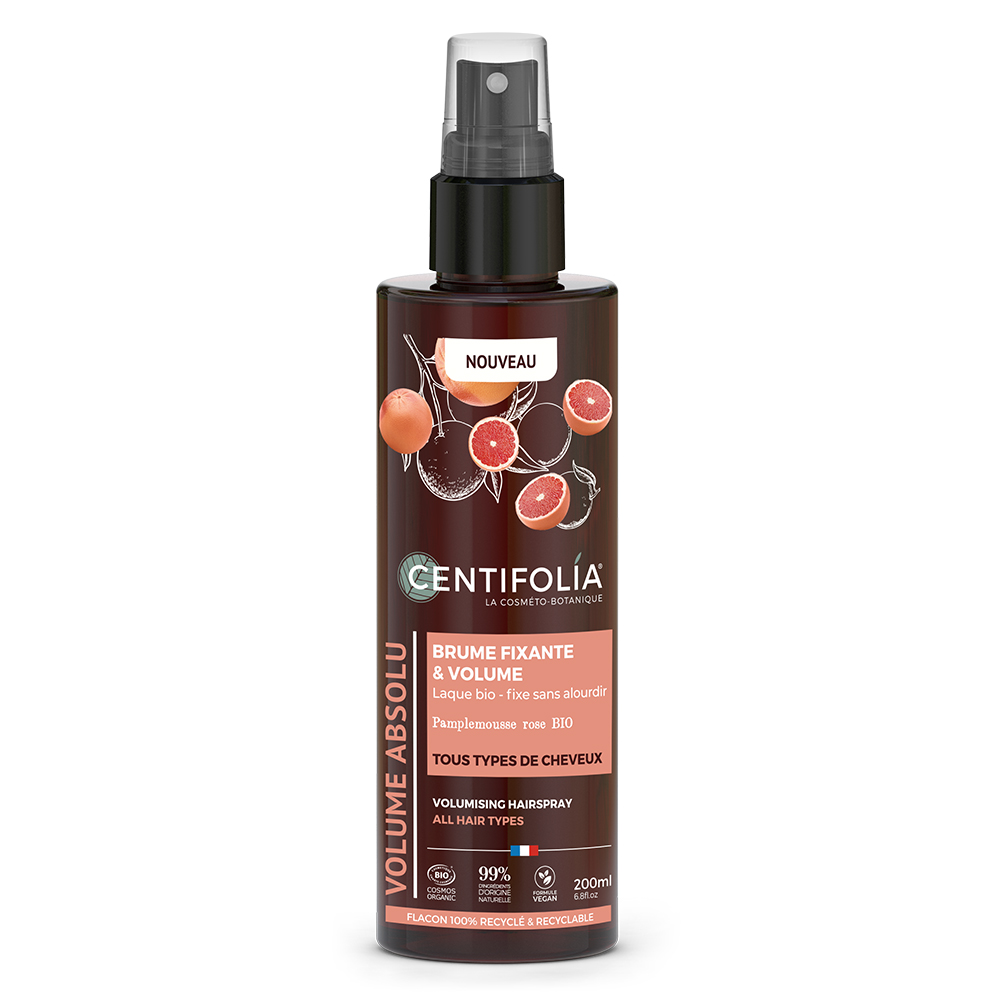 Centifolia Volume Brume fixante Pamplemousse Rose Bio 200ml