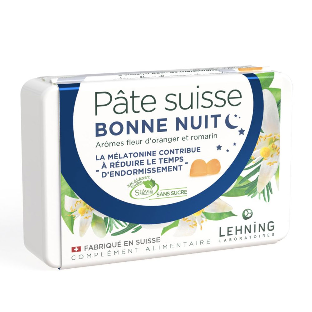 Lehning Pâte Suisse Bonne Nuit 40 gommes