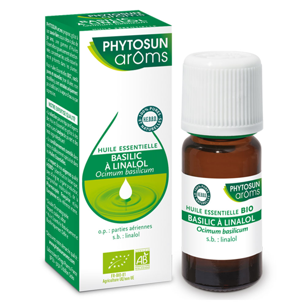Phytosun Aroms Huile essentielle Basilic à linalol bio 5ml