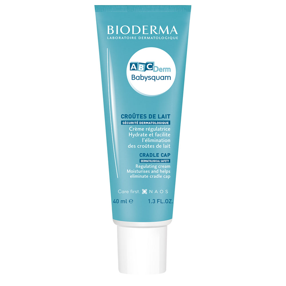 Traitement des croûtes de lait bébé 40ml Abcderm Crème hydratante Bioderma