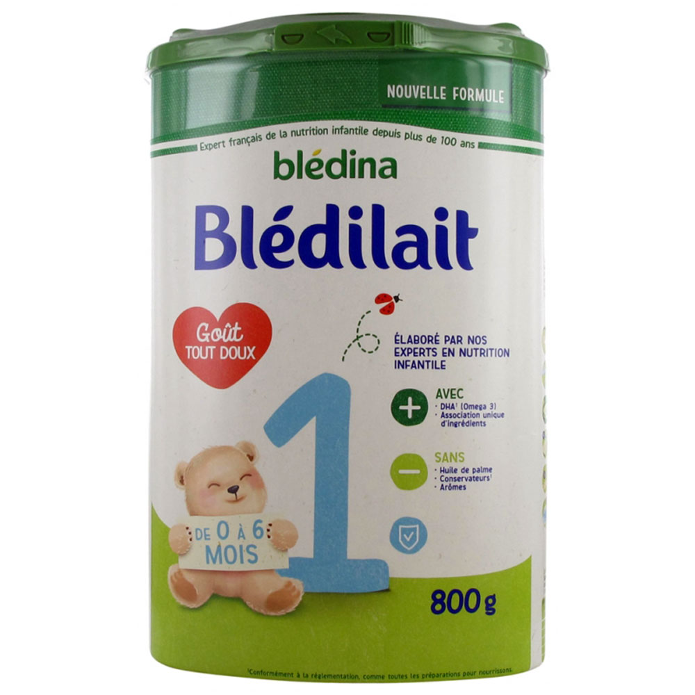 Blédina Bledilait 1 Lait En Poudre Premier Age De 0 A 6 Mois 800g