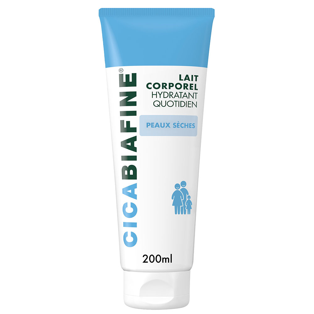Cicabiafine Lait Corps Hydratant Quotidien Peaux Sèches 200 ml