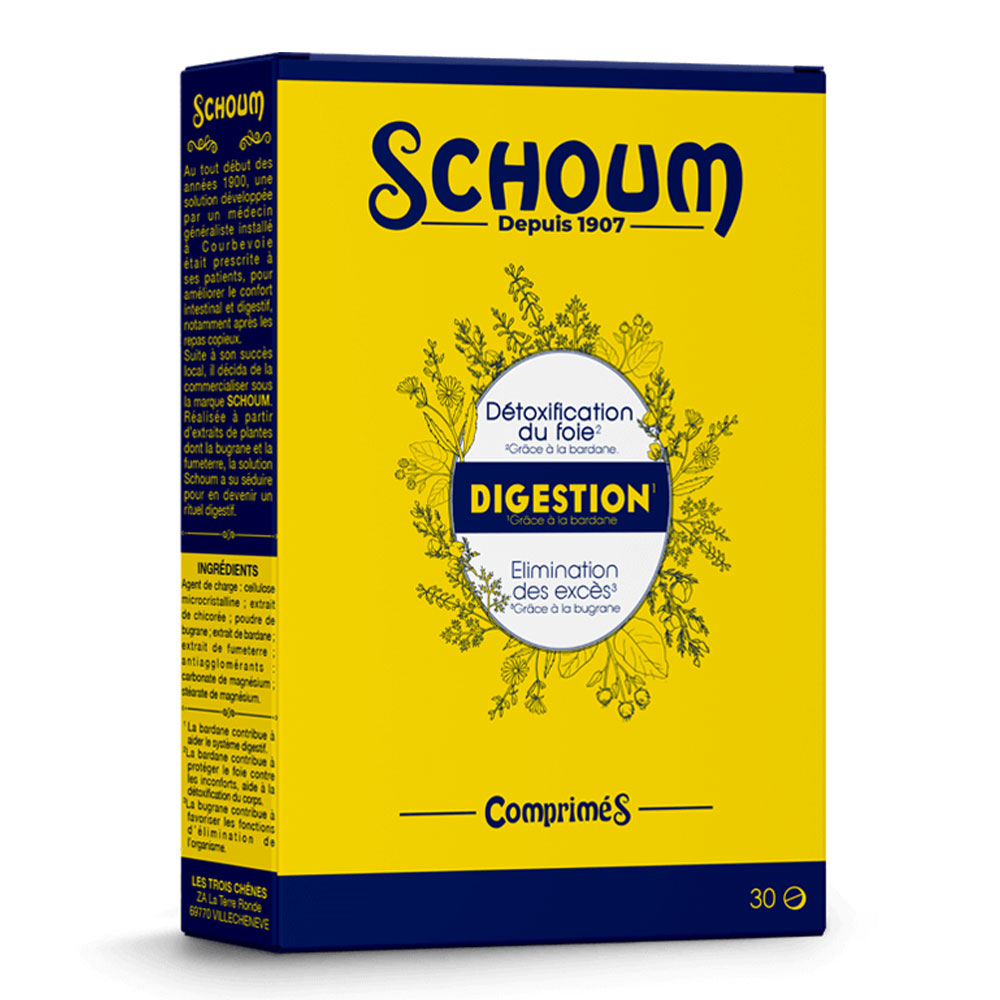 Schoum Digestion 30 comprimés