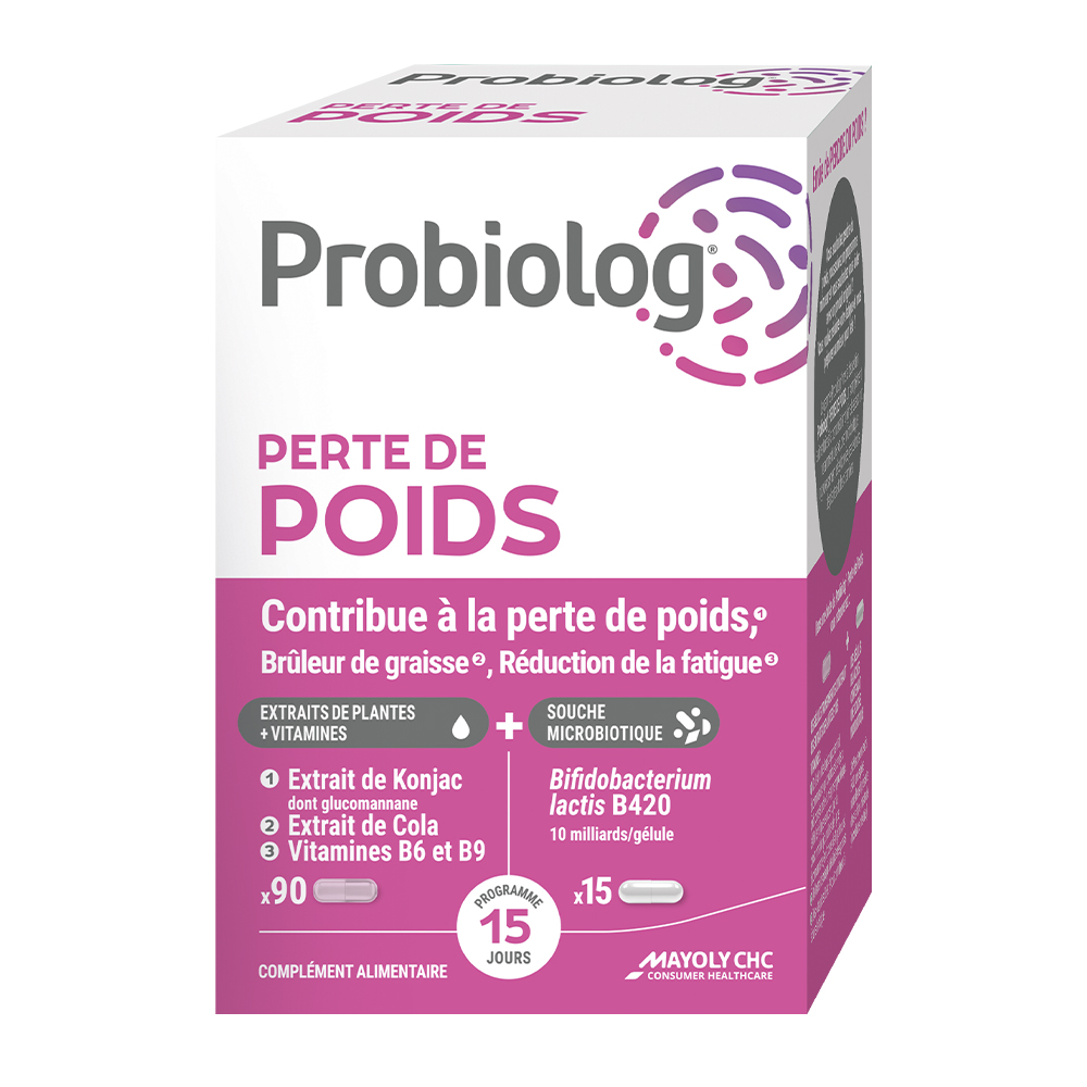 Mayoly CHC Probiolog Perte De Poids 90 + 15 gélules