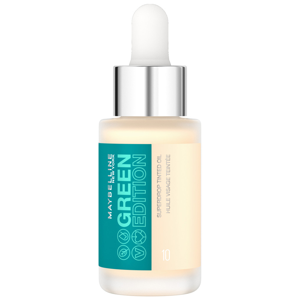 Maybelline New York Green Edition Superdrop Huile Sèche Visage Teintée 20ml