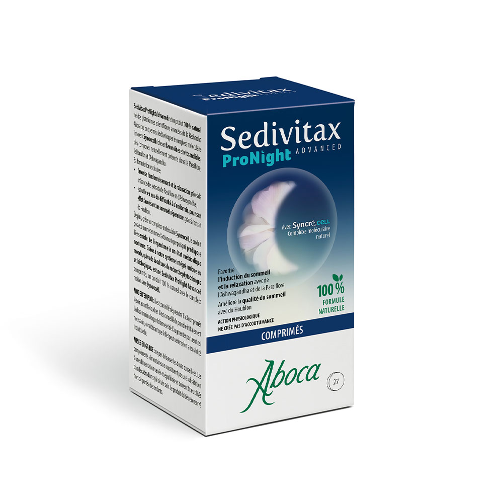 Aboca Sommeil Sedivitax Pronight Trouble du Sommeil 27 comprimés