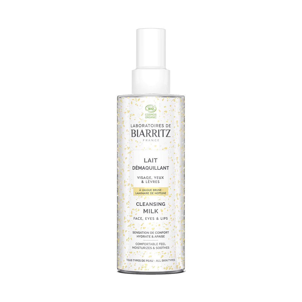 Laboratoires De Biarritz Nettoyants Lait démaquillant Bio Visage, Yeux & Lèvres