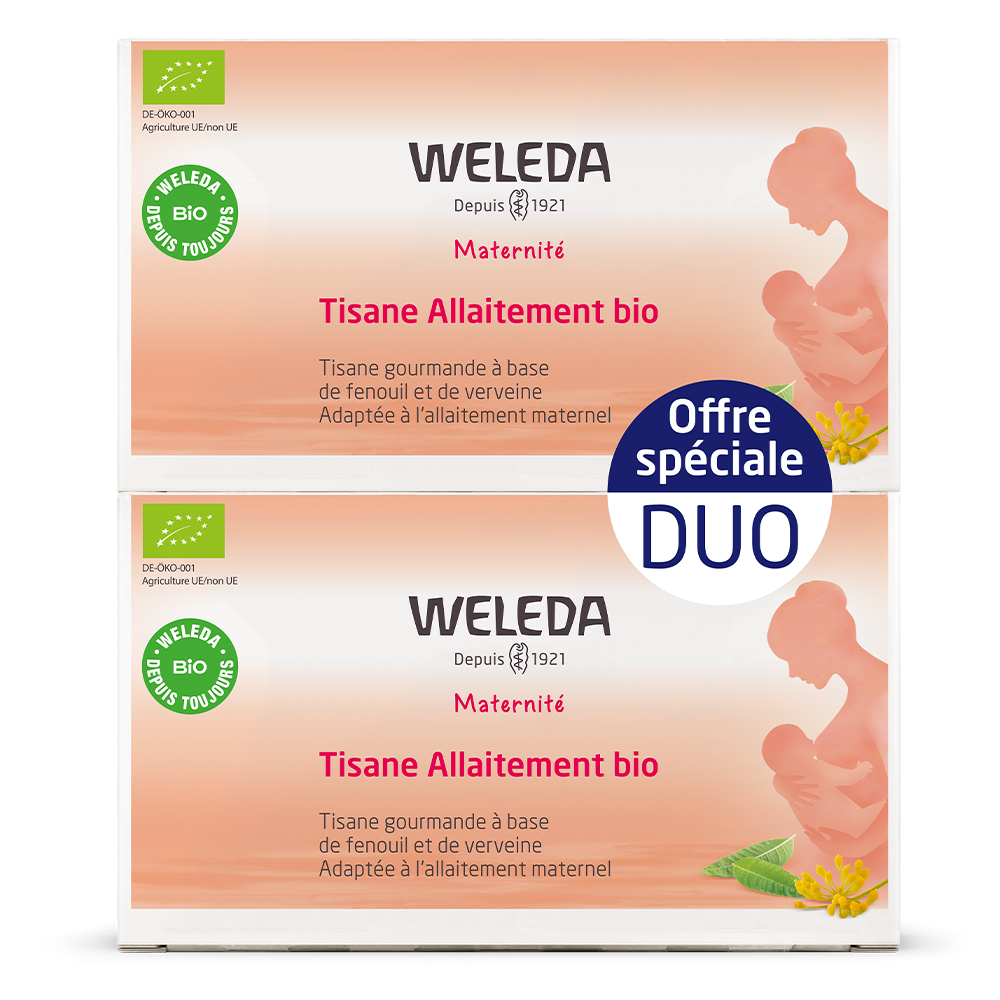 Weleda Duo Tisane Allaitement Verveine Bio 2x20 sachets
