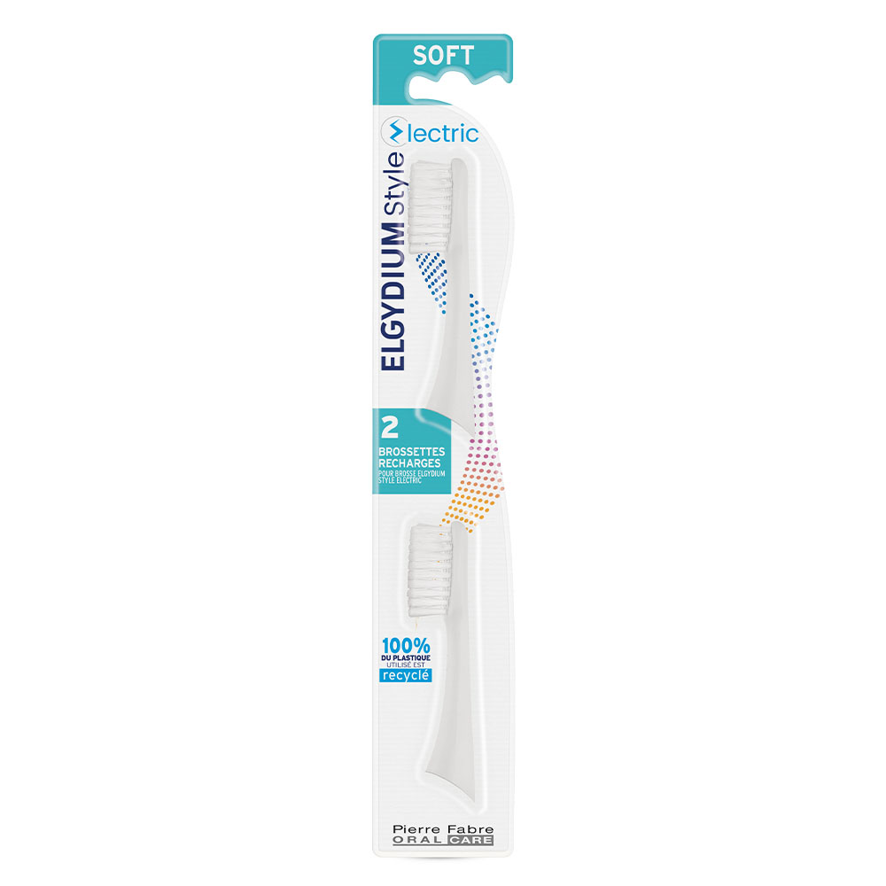 Elgydium Recharge pour brosse à dents électrique Style Electric x1
