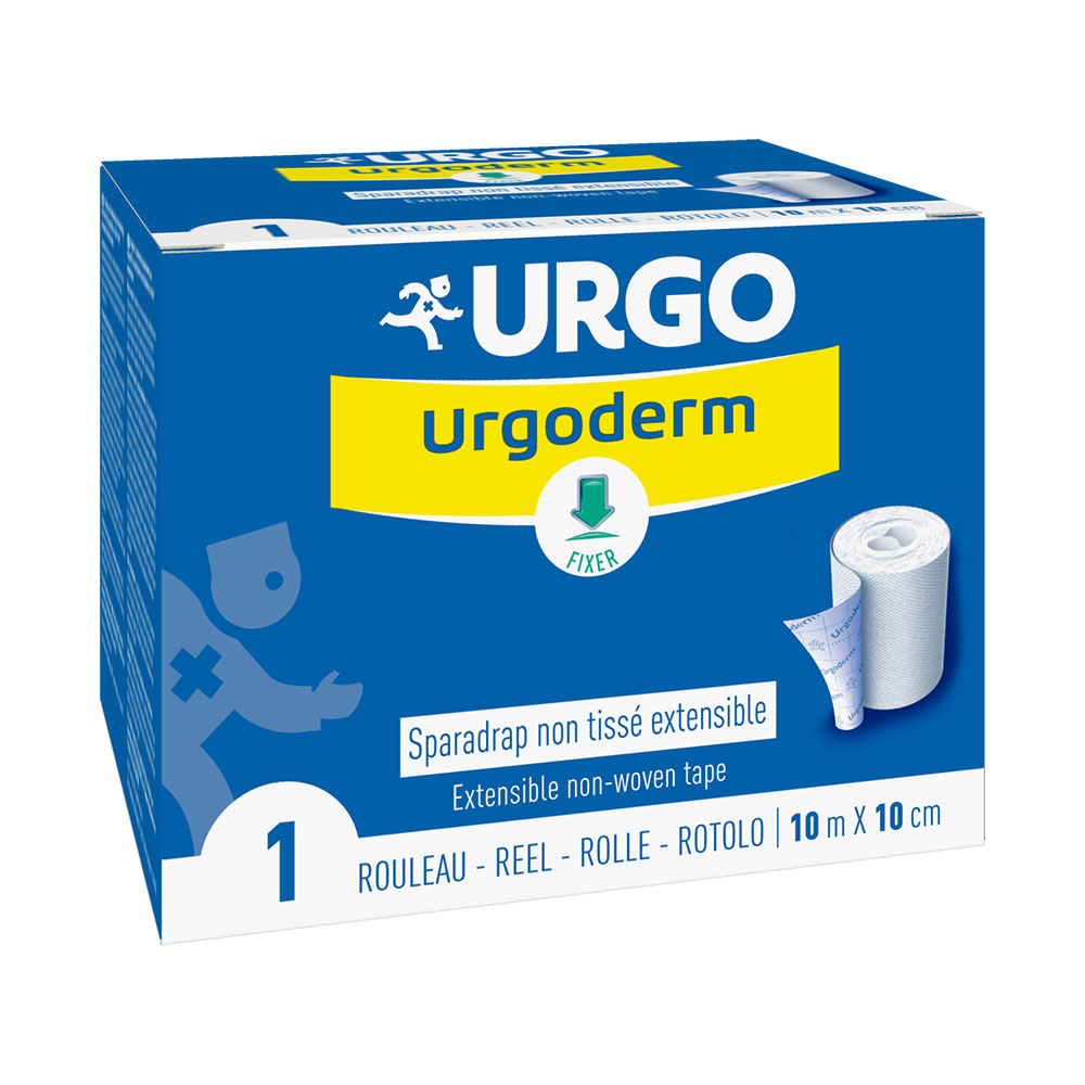 Urgo Urgoderm Sparadrap Non Tissé Extensible 10mx10cm 1 rouleau