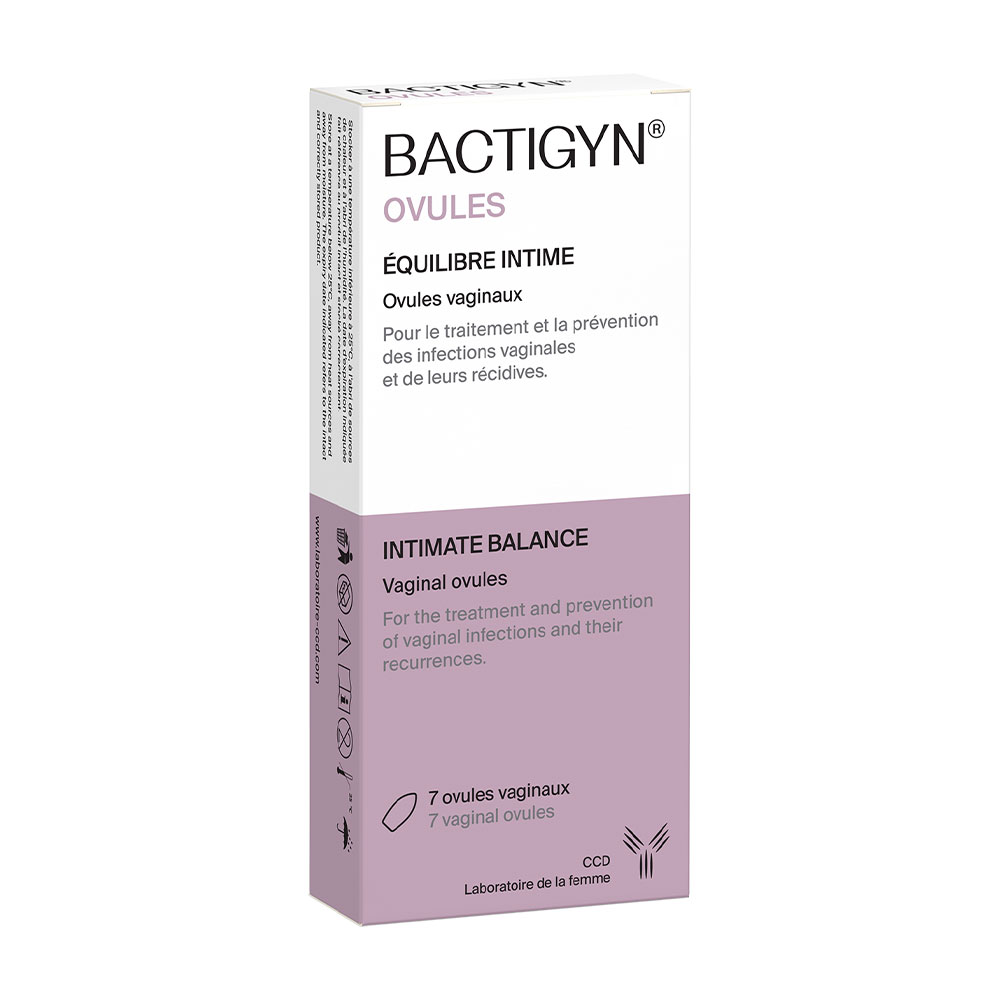 Ccd Bactigyn Equilibre Intime x7 Ovules Vaginaux