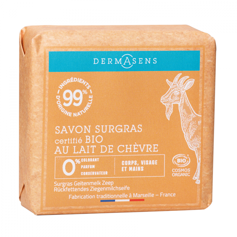 Dermasens Savon Surgras Bio Lait de Chèvre 100G