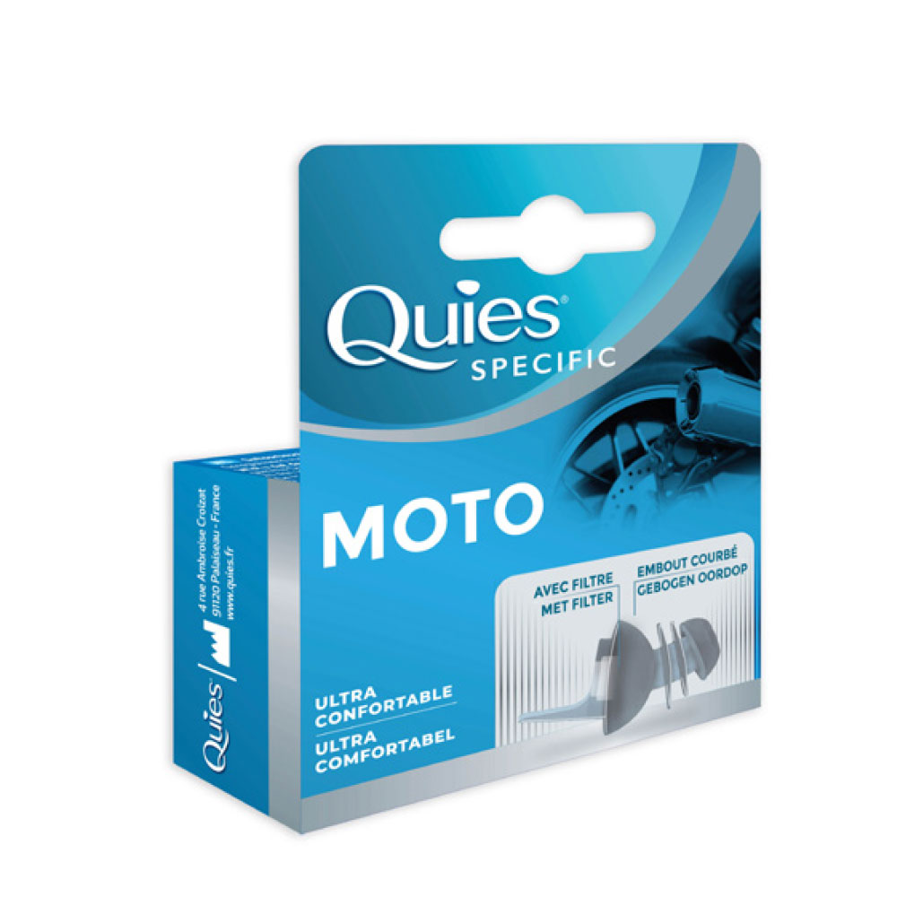 Quies Protection auditive Moto 1 paire