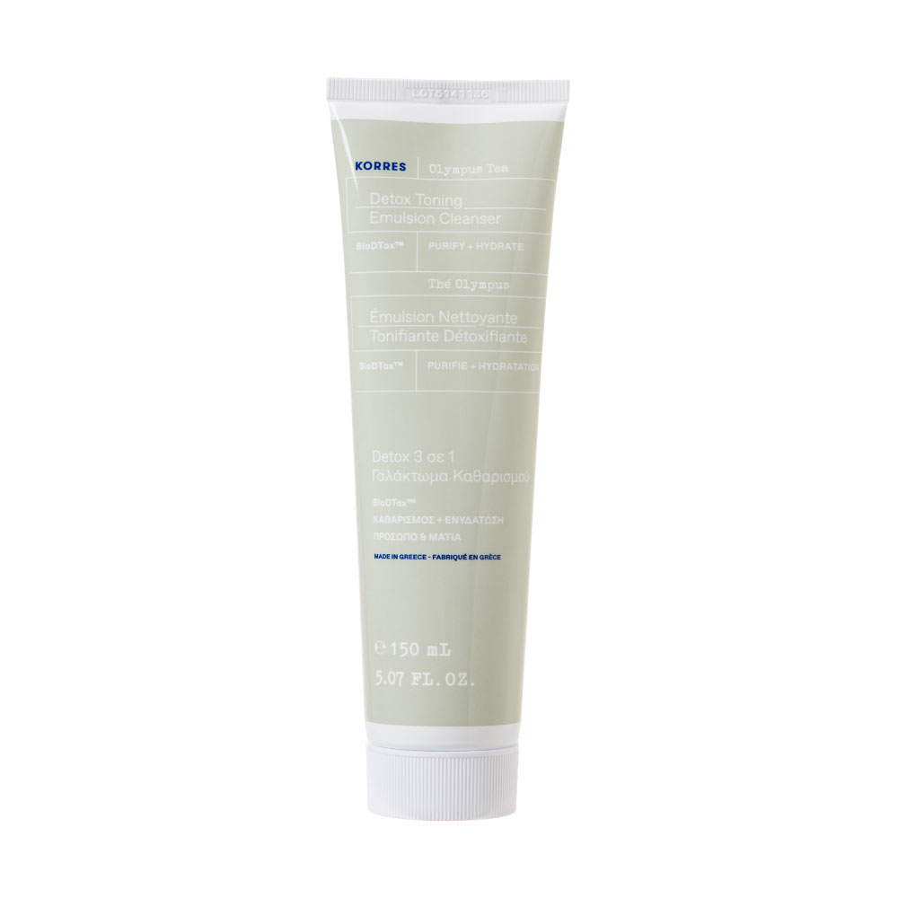 Korres Thé Olympus Emulsion Nettoyante Tonifiante Détoxifiante 150ml