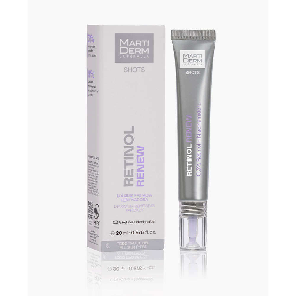 Martiderm Shots Retinol Renew Tous Types de Peaux 20ml