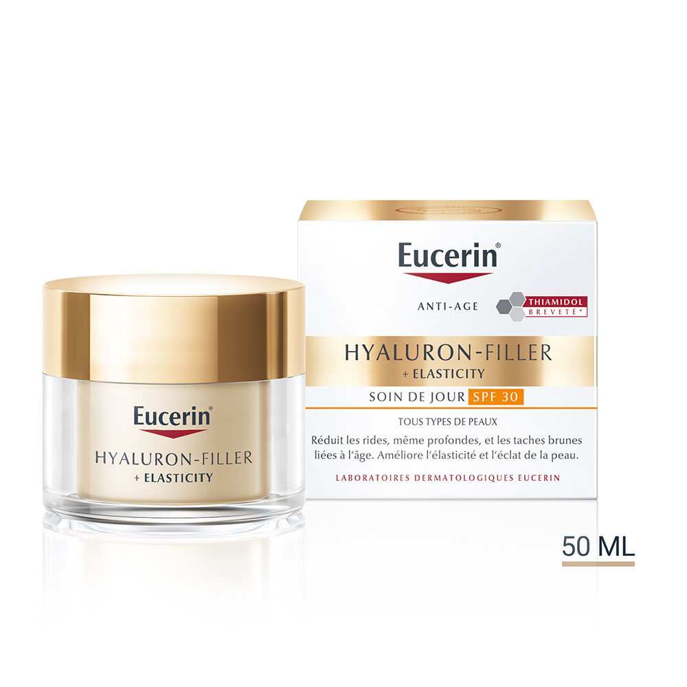Eucerin Hyaluron-Filler + Elasticity Soin De Jour SPF30 Peaux Matures 50ml