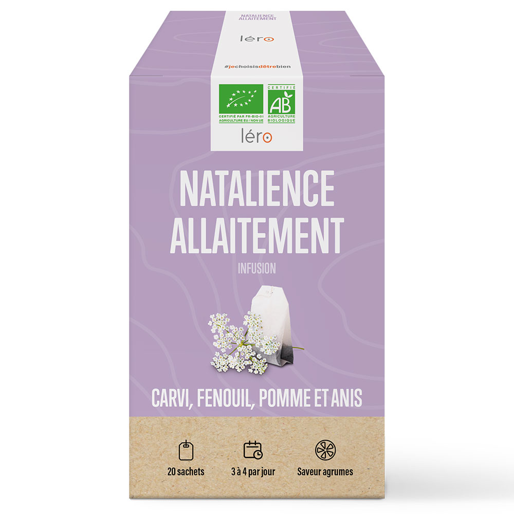 Lero Natalience Infusion Allaitement Bio Saveur Agrumes 20 sachets