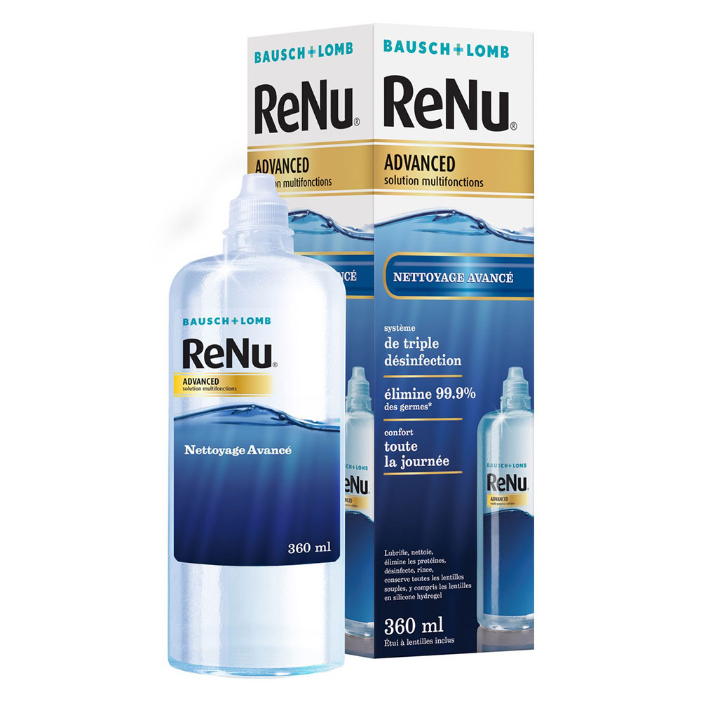 Bausch&Lomb Renu Advanced Solution Multifonctions pour lentilles 360ml