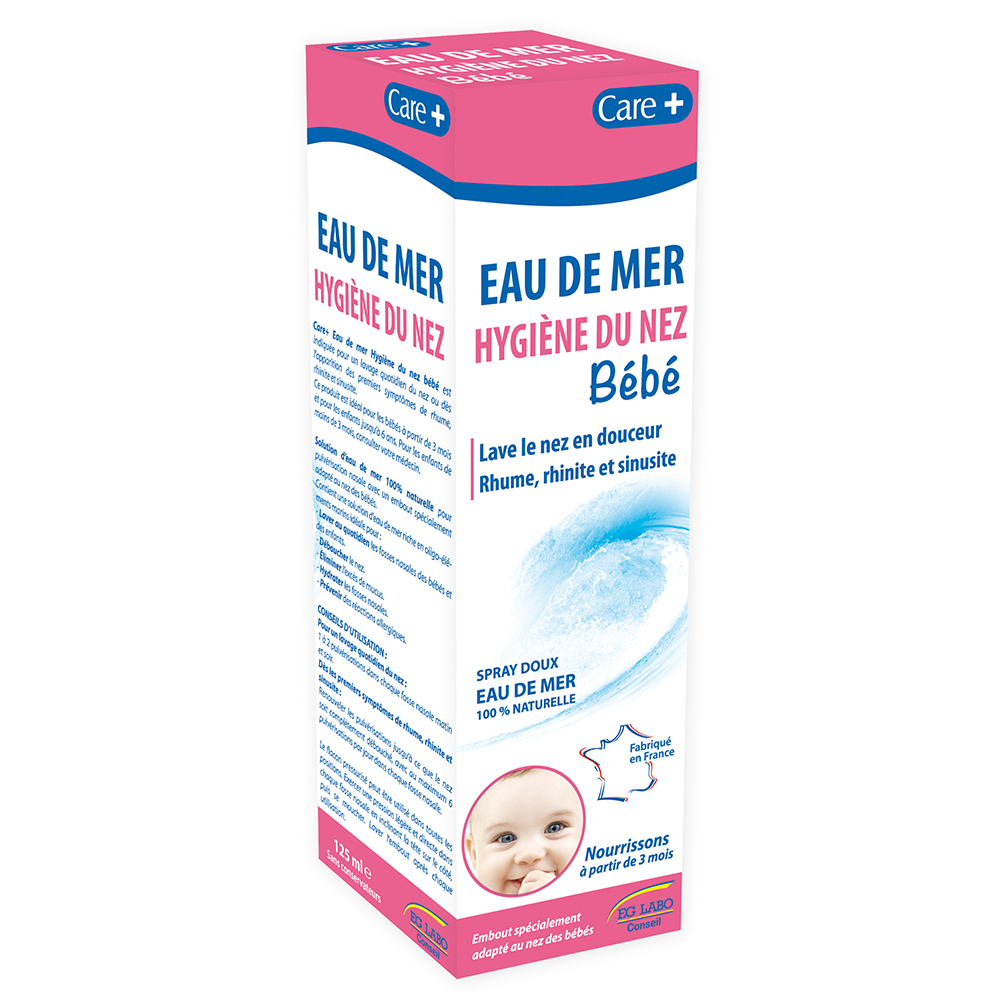 Care+ Eau De Mer Bébé 125ml