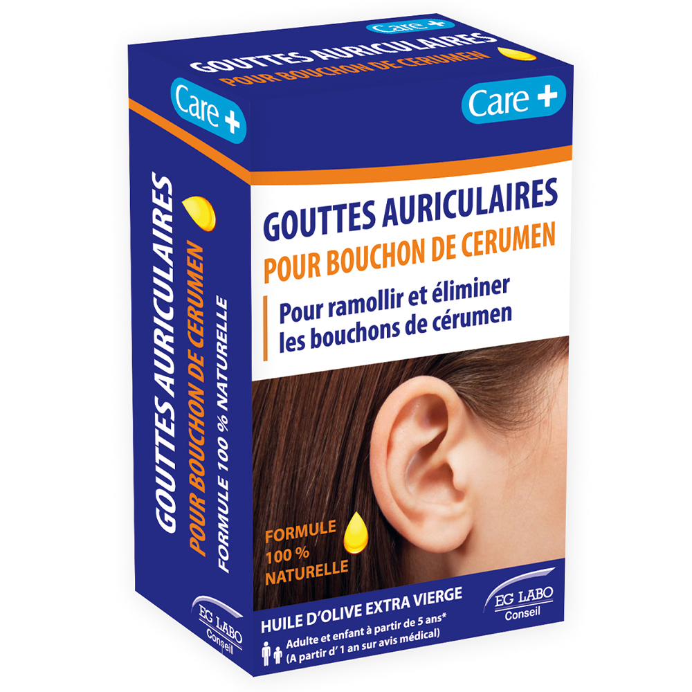 Care+ Solution Pour Bouchon De Cerumen Gouttes 10ml