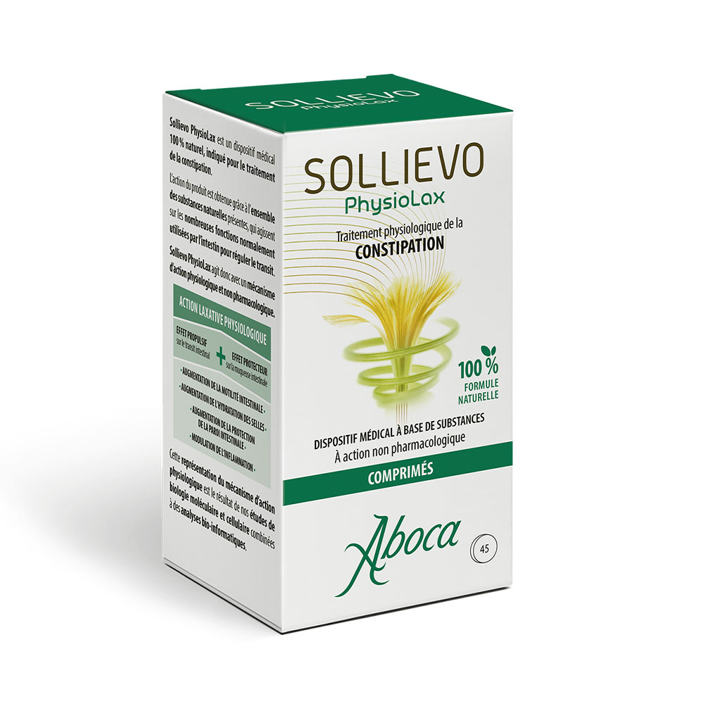 Aboca Gastro-intestinale Sollievo Physiolax Traitement De La Constipation 45 Comprimés