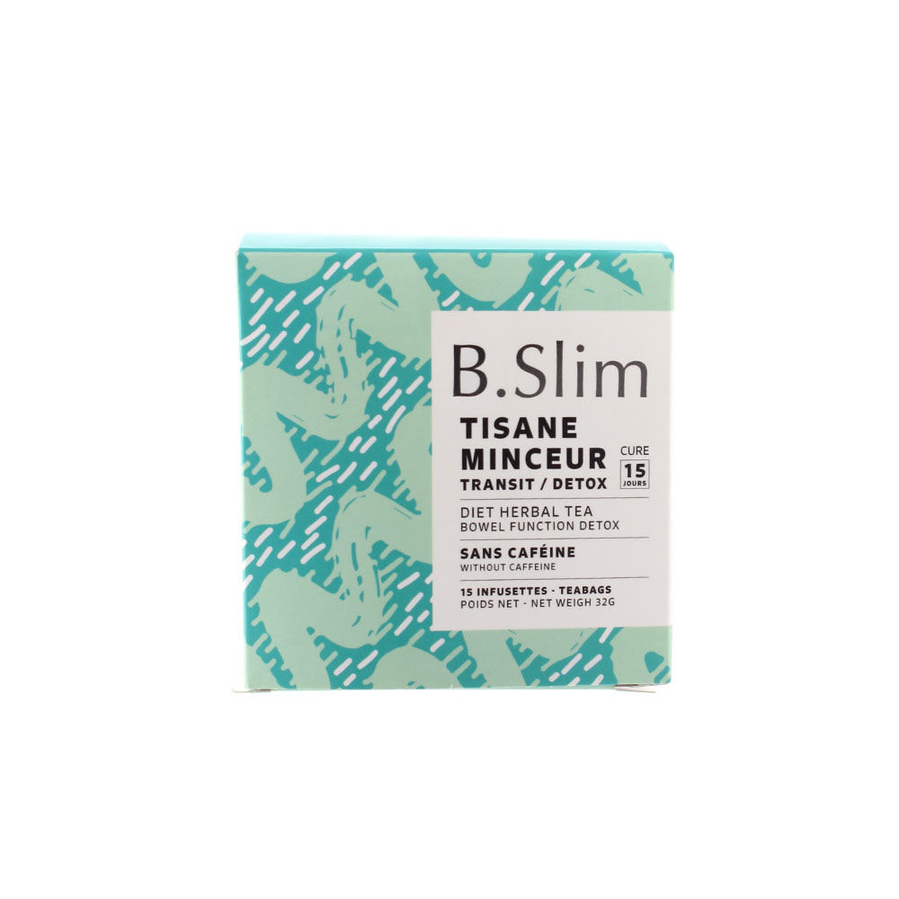 Diet World B.Slim Tisane Minceur Transit détox x15 Infusettes Sans Cafeine