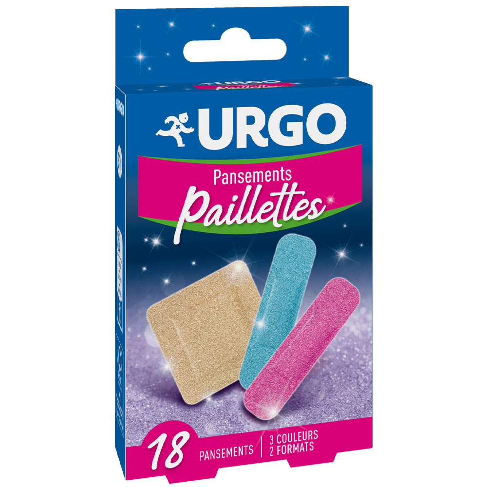 Urgo Pansements Paillettes 2 Formats x18